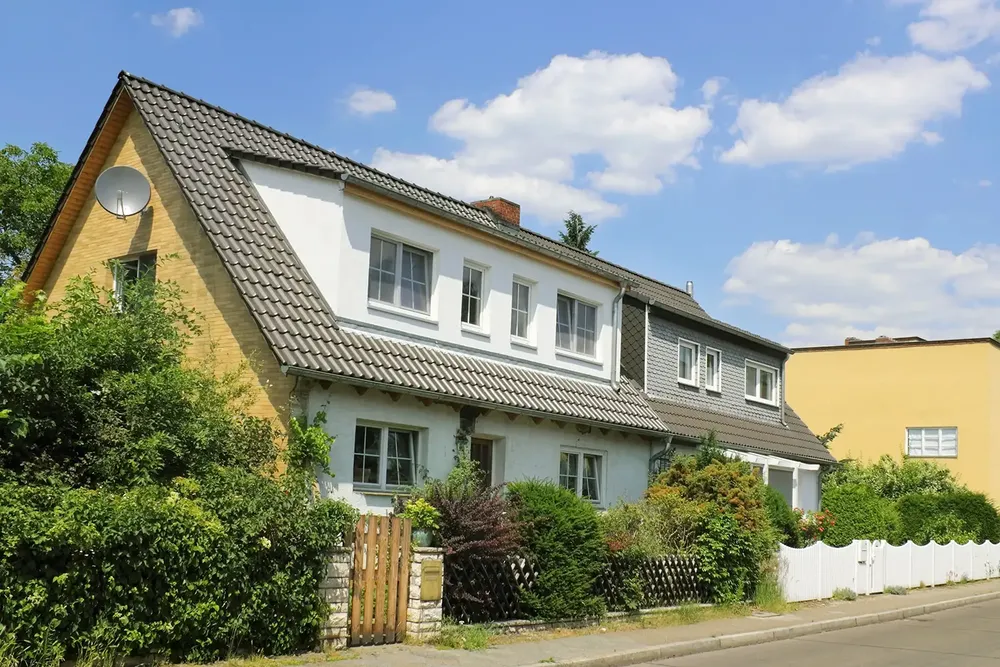 Sanierte Gebäudehülle eines Einfamilienhauses in Mainz nach Energieberatung