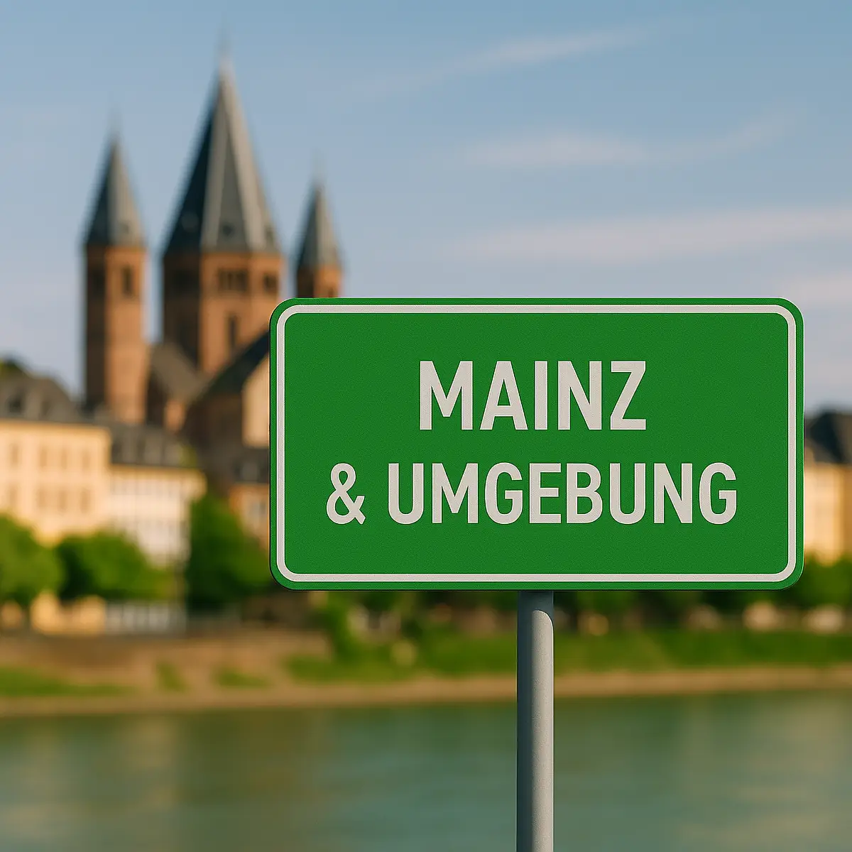 Regionale Karte oder Haus als Symbol für Fördermittelberatung in Mainz und Umgebung