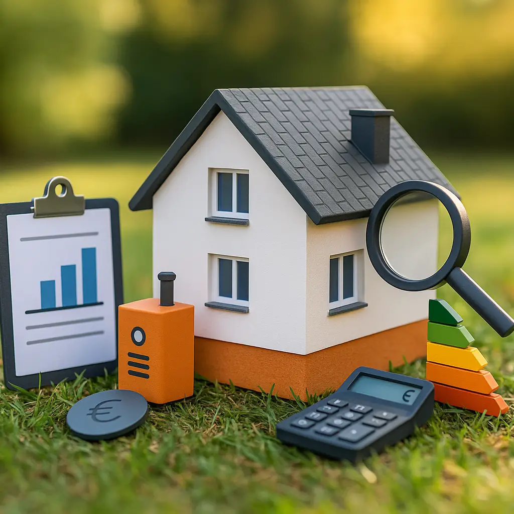 Symbolbild für energetische Gebäudeanalyse, Ist-Zustand & Sanierungsvorschläge der Energieberatung für Mainz und Umgebung