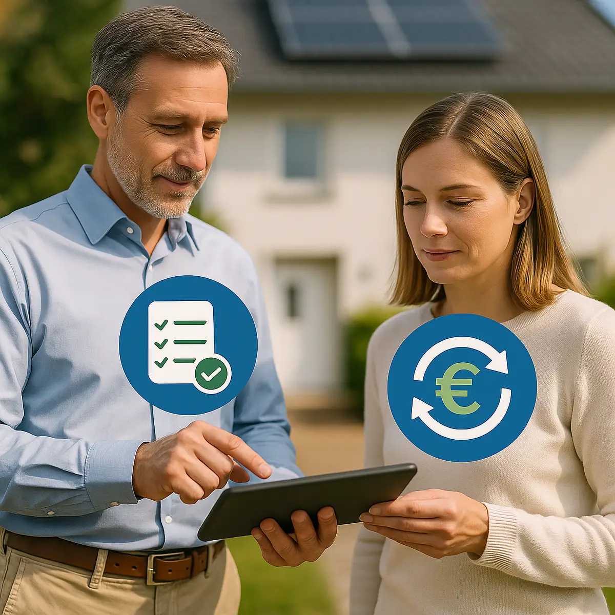 Symbolisches Beratungsbild für individuelle Fördermittelprüfung und Antragshilfe